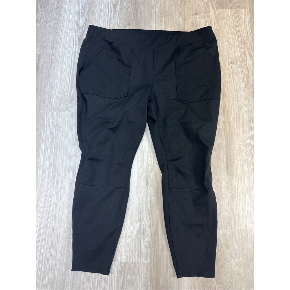 Carhartt Women Force Fitted Black Midweight Utility Leggings Plus Size 2X Pocket